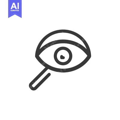 Aset premium populer: Eye-catching Magnifying Glass Icon: Detailed Vision and Clarity Symbol