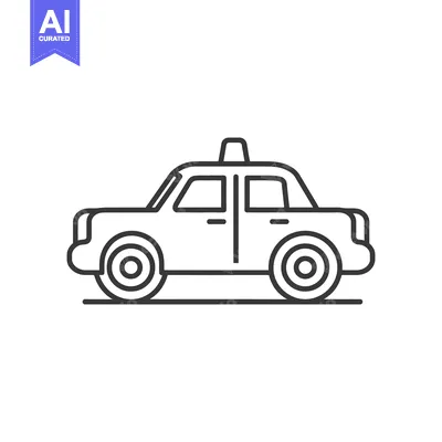 Popular premium asset: Minimalist Taxi Icon: Clean Line Art of a Classic Cab Design