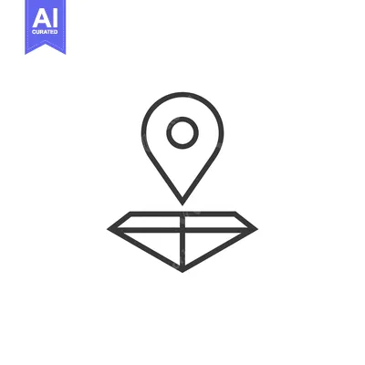 Popular premium asset: Location Marker on a Geometric Diamond Shape