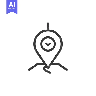 Popular premium asset: Location pin icon with checkmark inside circle