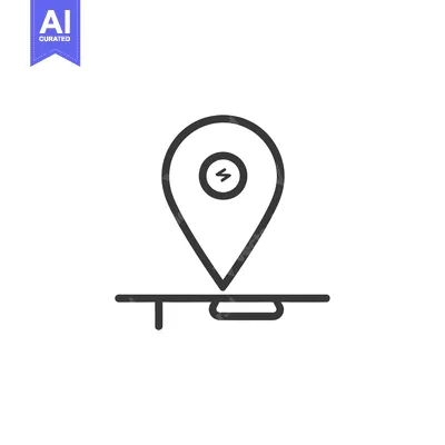 Popular premium asset: Location Pin with Lightning Bolt Inside a Circle