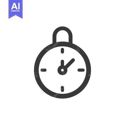 Aset premium populer: Minimalist Clock Icon: Time Management, Deadline, and Schedule Symbol