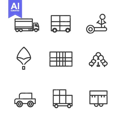 Popular premium asset: Various icons depicting different modes of transportation and conveyan