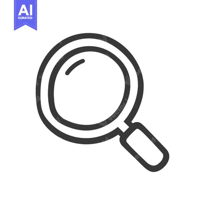 Popular premium asset: Simple Magnifying Glass Icon, Bold Outline, Search Symbol