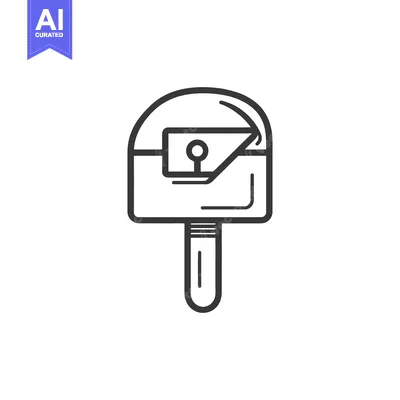 Popular premium asset: Illustration showing a simple mailbox in an outlined style