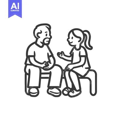 Popular premium asset: Man and Woman Sitting and Talking on a Bench
