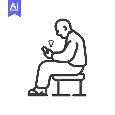 Popular premium asset: Man Sitting on a Bench Using a Smartphone