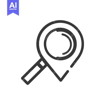 Aset premium populer: Magnifying Glass Location Pin Icon, Search and Find Place Symbol, Flat