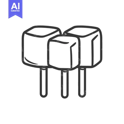 Popular premium asset: A schematic illustration depicts three small cuboid electrical compone