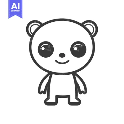 Popular premium asset: A smiling cartoon bear character standing upright with large eyes