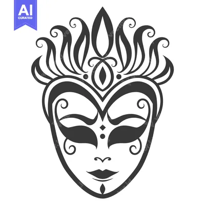 Popular premium asset: Decorative ornamental mask with elaborate design and elegant features
