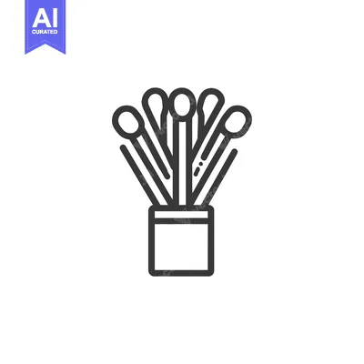 Aset premium populer: Minimalist Icon: Matches in a Box, Bold Outline Style
