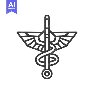 Popular premium asset: Medical Symbol with Wings and a Snake Wrapped Around a Rod