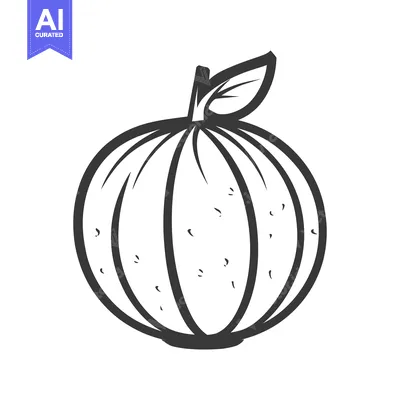 Aset premium populer: A round fruit with a leaf and its attached stem