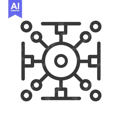A centralized circular icon representing connections and relationships
