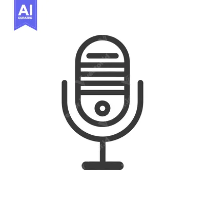 Popular premium asset: Minimalist Microphone Icon: Bold Line Art for Audio Recording