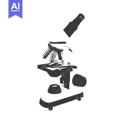 A scientific microscope instrument used in research and laboratory