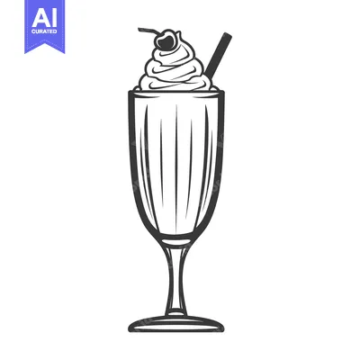 A tall glass of milkshake topped with whipped cream and cherry