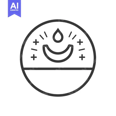 Popular premium asset: Circular Emblem Showing a Water Drop Over a Curve