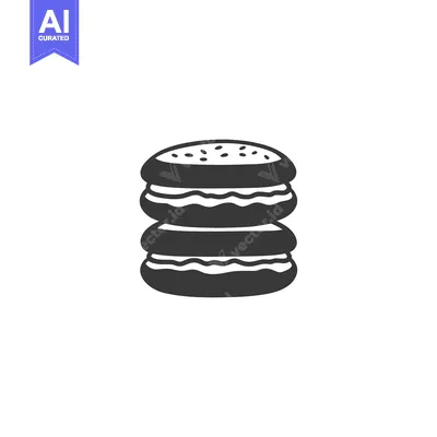 Popular premium asset: A Simple Illustration Of A Triple Decker Burger