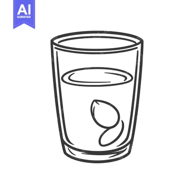Popular premium asset: A Glass of Water with Two Almonds Inside