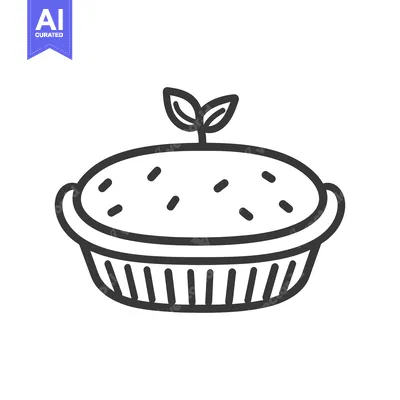 Popular premium asset: A Sprout Growing From A Baked Pie