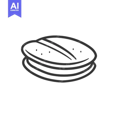 Popular premium asset: Stacked Round Bread Food Icon Illustration