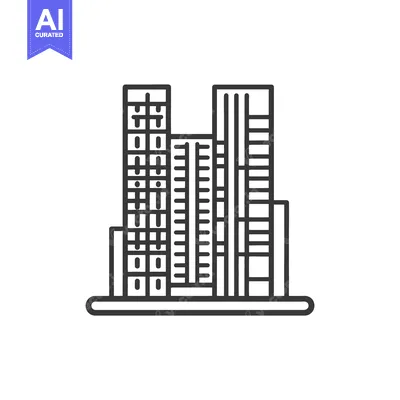 Premium design asset: Cityscape Skyline Illustrating Modern Building Architecture