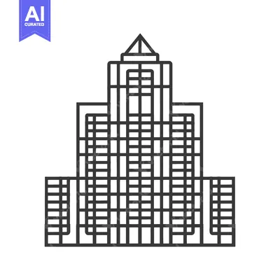 Premium design asset: Modern City Building Architectural Design Illustration