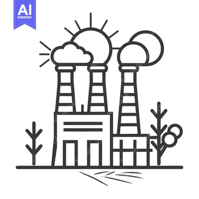 Popular premium asset: Industrial Power Plant Under Sunny Skies