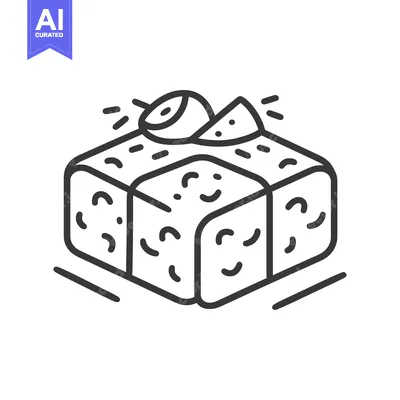 Delicious Sushi Cube Topped With Fish Roe And Lemon