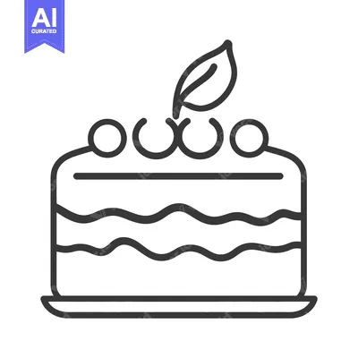 Popular premium asset: Delicious layered cake with berries and a leaf