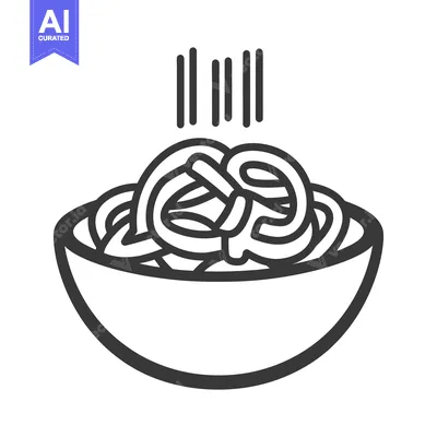 Steaming Noodles Served in a Bowl of Food