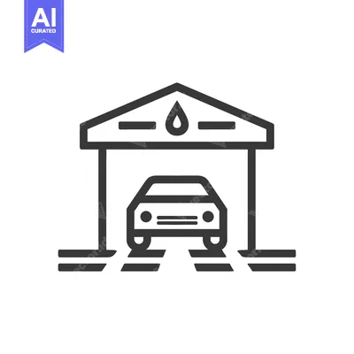 Aset premium populer: Car Parked Underneath Oil Change Canopy