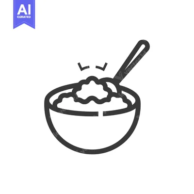 Popular premium asset: A bowl of oatmeal with a spoon on top