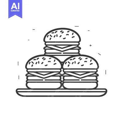 Popular premium asset: Three Delicious Cheeseburgers Served on a Plate