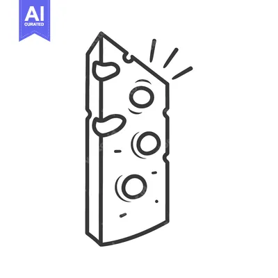 Popular premium asset: A wedge of cheese with holes is shown