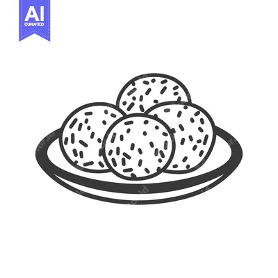 Popular premium asset: Three Sprinkled Round Cookies On A Plate
