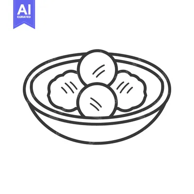 Three Meatballs Served in a Bowl of Food