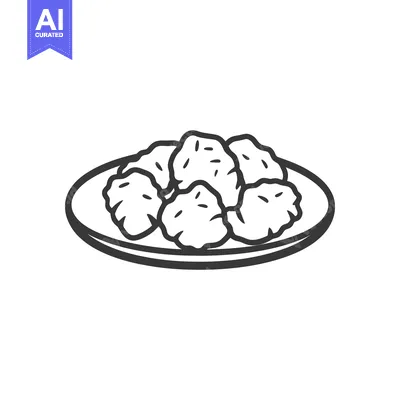 Popular premium asset: A plate of fried chicken nuggets is shown
