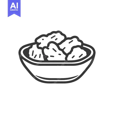 Popular premium asset: A bowl of crispy fried chicken nuggets