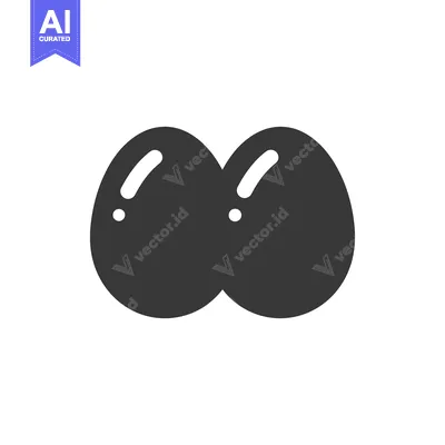 Popular premium asset: Simple Icon Depicting Two Eggs Together