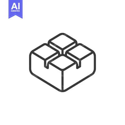 Four Cubes Interlocked Forming A Larger Cube