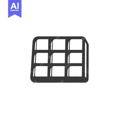 Popular premium asset: A Simple Graphic Depiction Of A Chocolate Bar