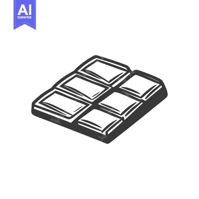 Aset premium populer: A Hand Drawn Image Of A Chocolate Bar