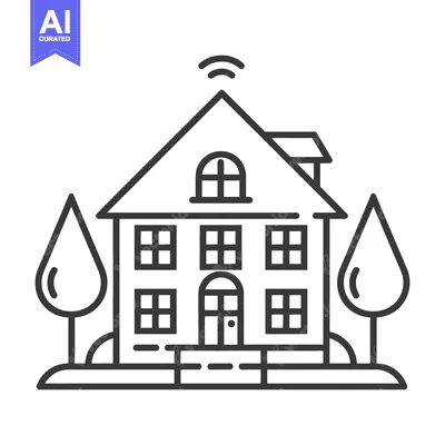 Smart Home Wireless Network Connected House