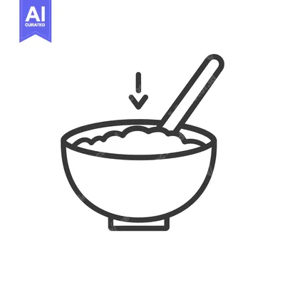 Popular premium asset: Stirring food in a bowl with a spoon