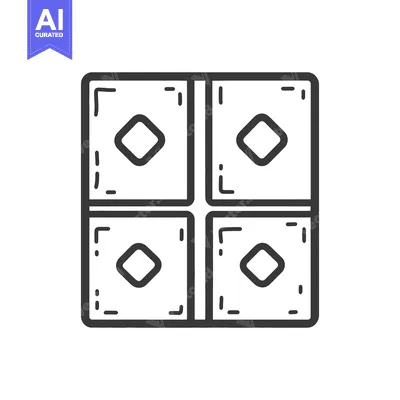 Popular premium asset: A simple illustration of a tiled floor design