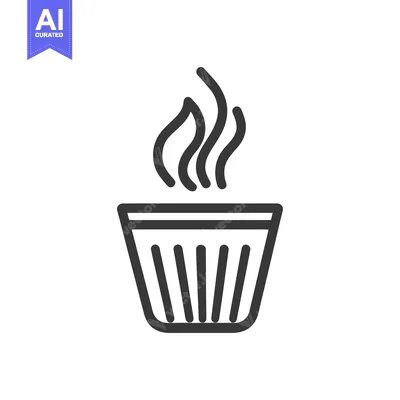 Steaming hot beverage in a ribbed cup