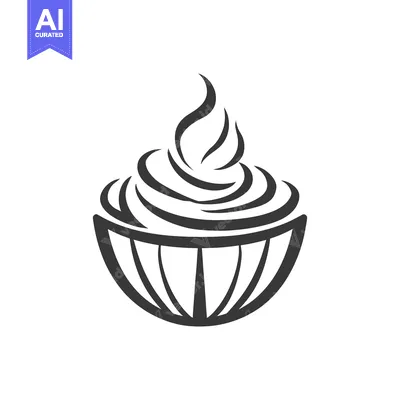Aset premium populer: Whipped Cream Dessert in a Decorative Bowl
